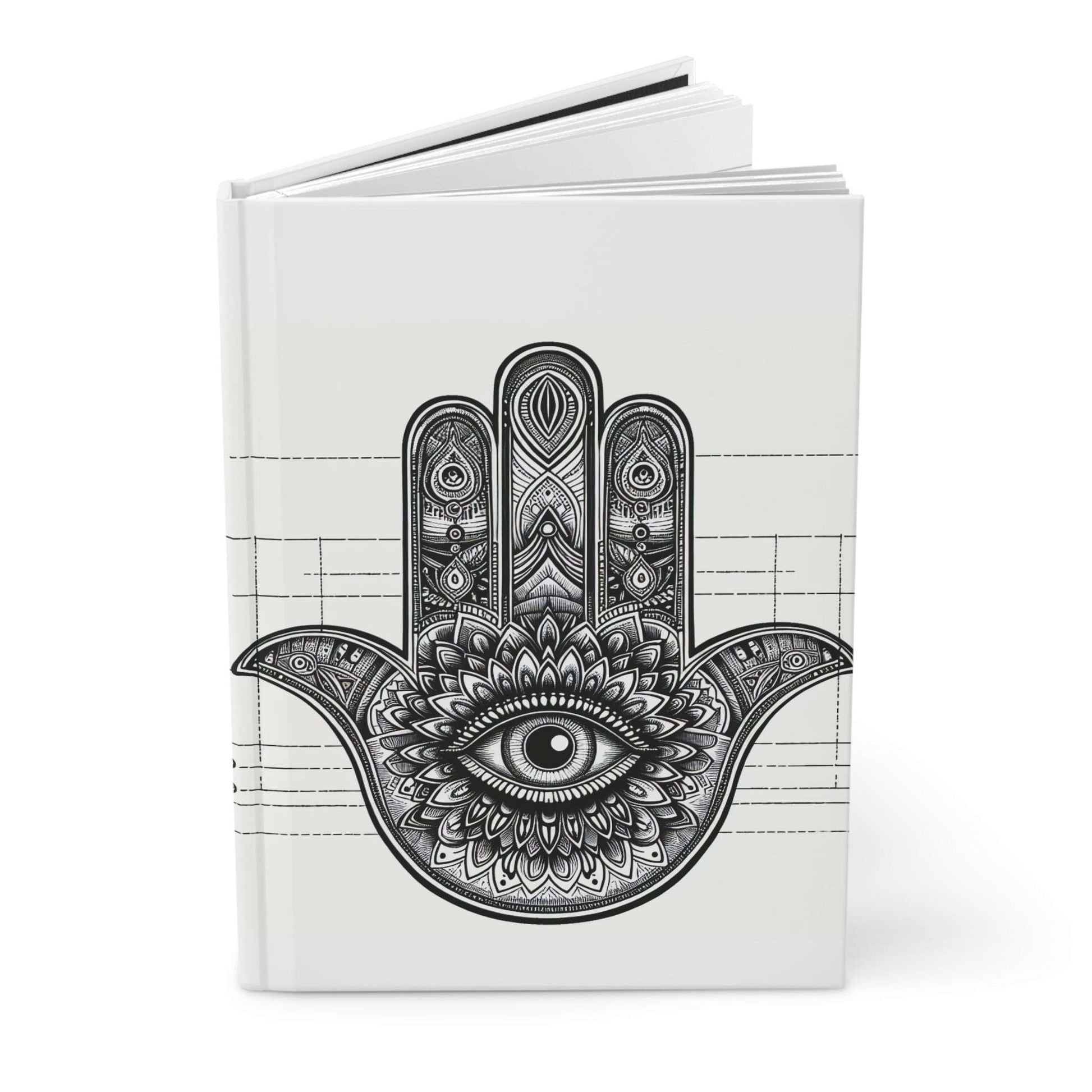 Bohemian Eye Design Hardcover Journal - Inspirational Writing Notebook