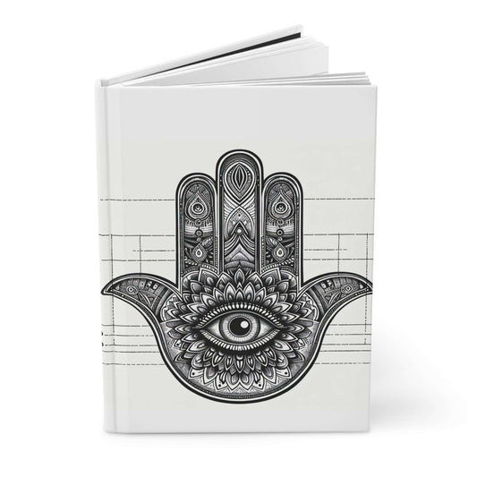 Bohemian Eye Design Hardcover Journal - Inspirational Writing Notebook