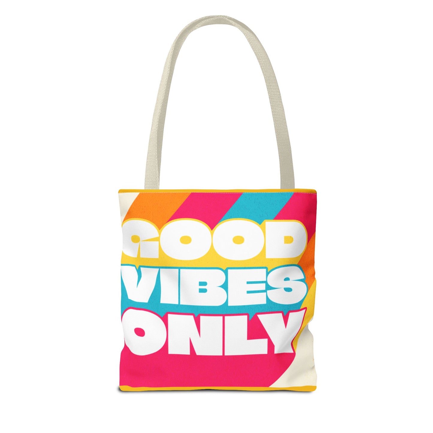 Good Vibes Only Tote Bag - Colorful Everyday Carry