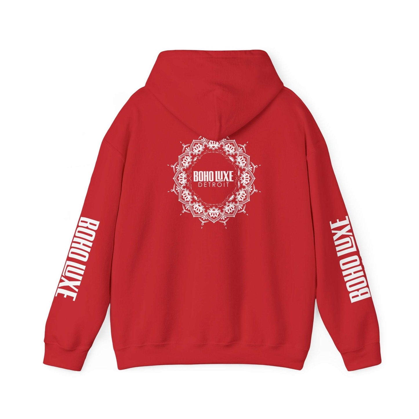 Boho Luxe Detroit Hoodie, Unisex Sweatshirt for Cozy Vibes, Trendy Streetwear Gift, Perfect for Casual Outings & Holidays