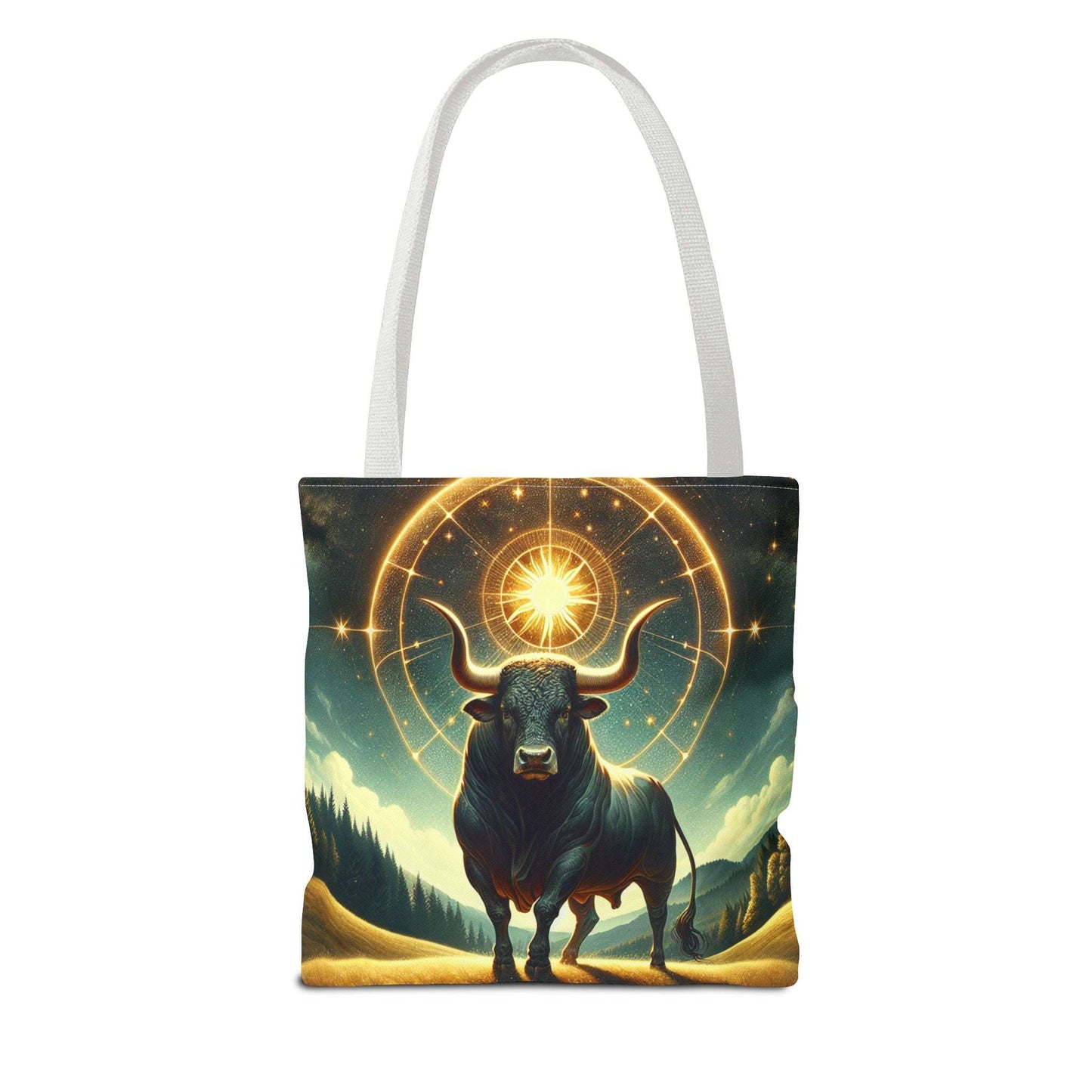 Astrology Taurus Tote Bag - Cosmic Design for Everyday Use