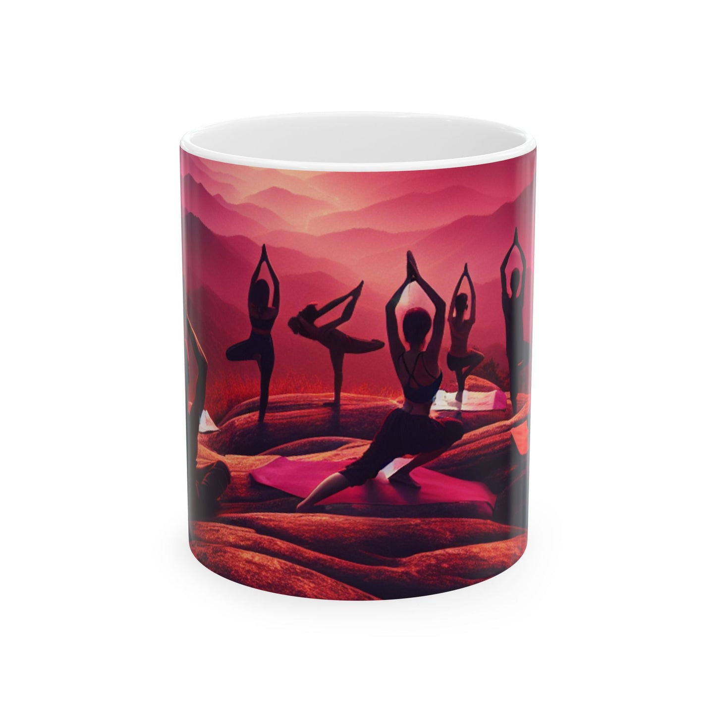 Yoga Theme Mug, (11oz, 15oz)