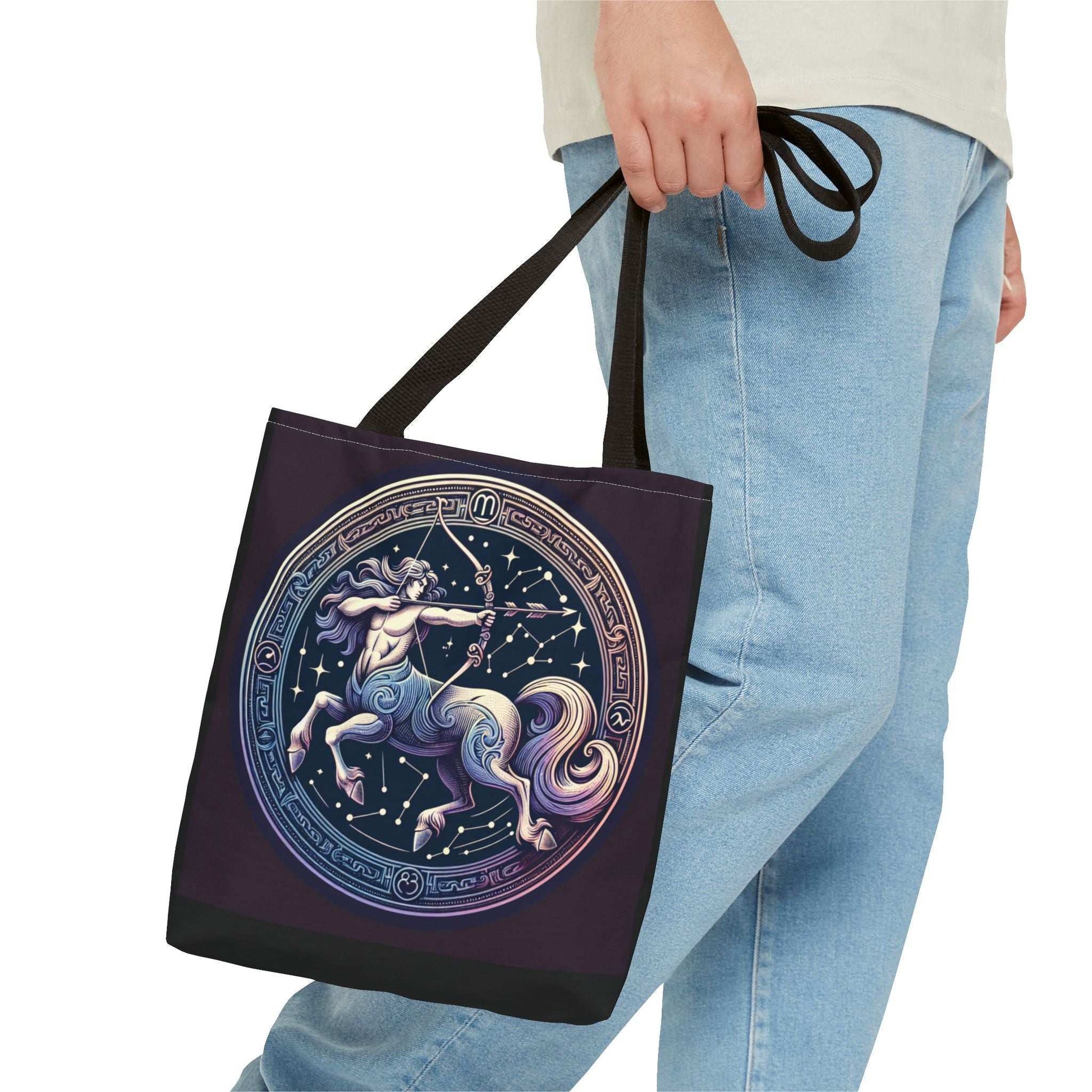 Celestial Sagittarius Tote Bag - Astrology Inspired Design