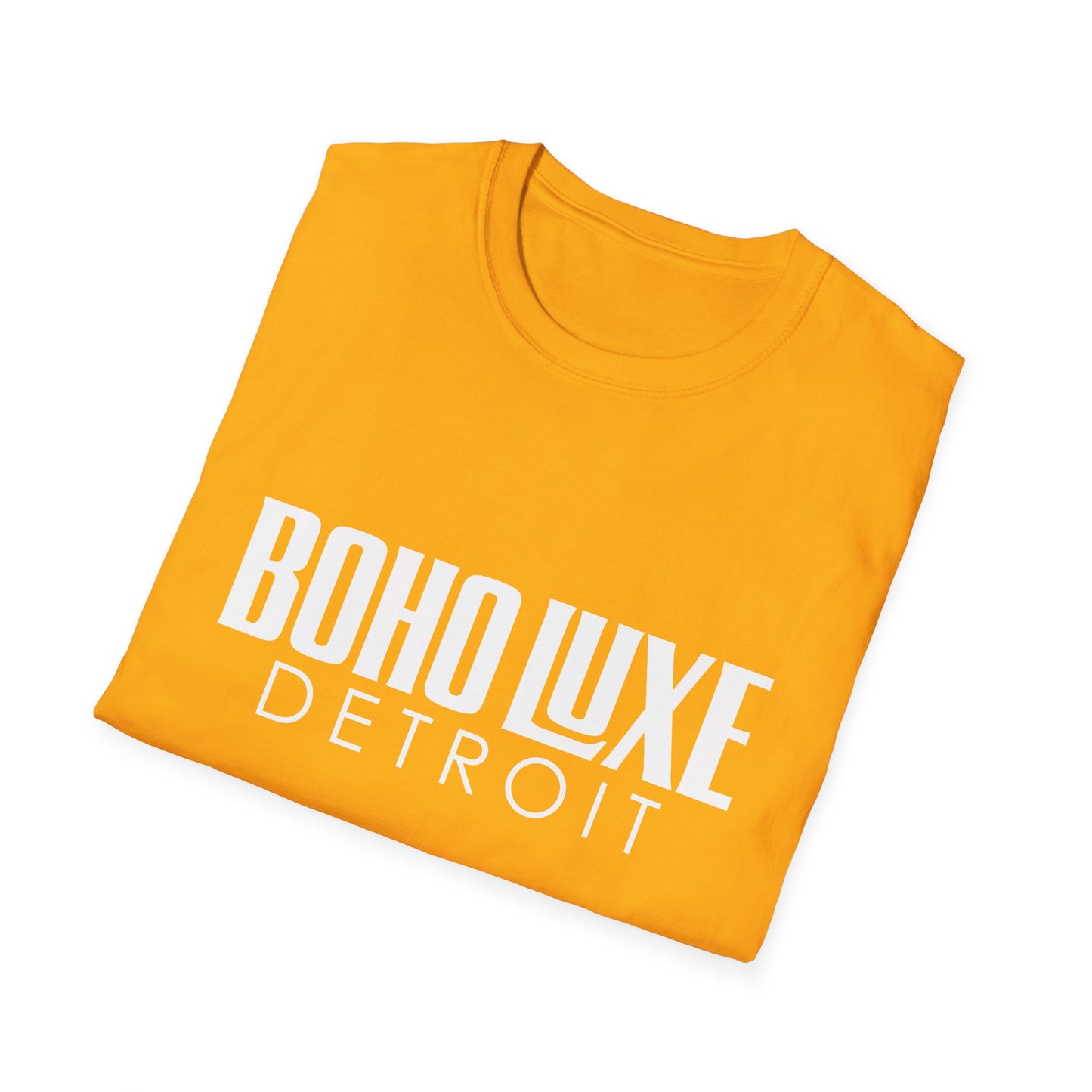 Boho Luxe Detroit Unisex T-Shirt - Trendy Apparel for Urban Explorers, Perfect for Casual Outings, Gift for Friends, Cool Graphic Tee