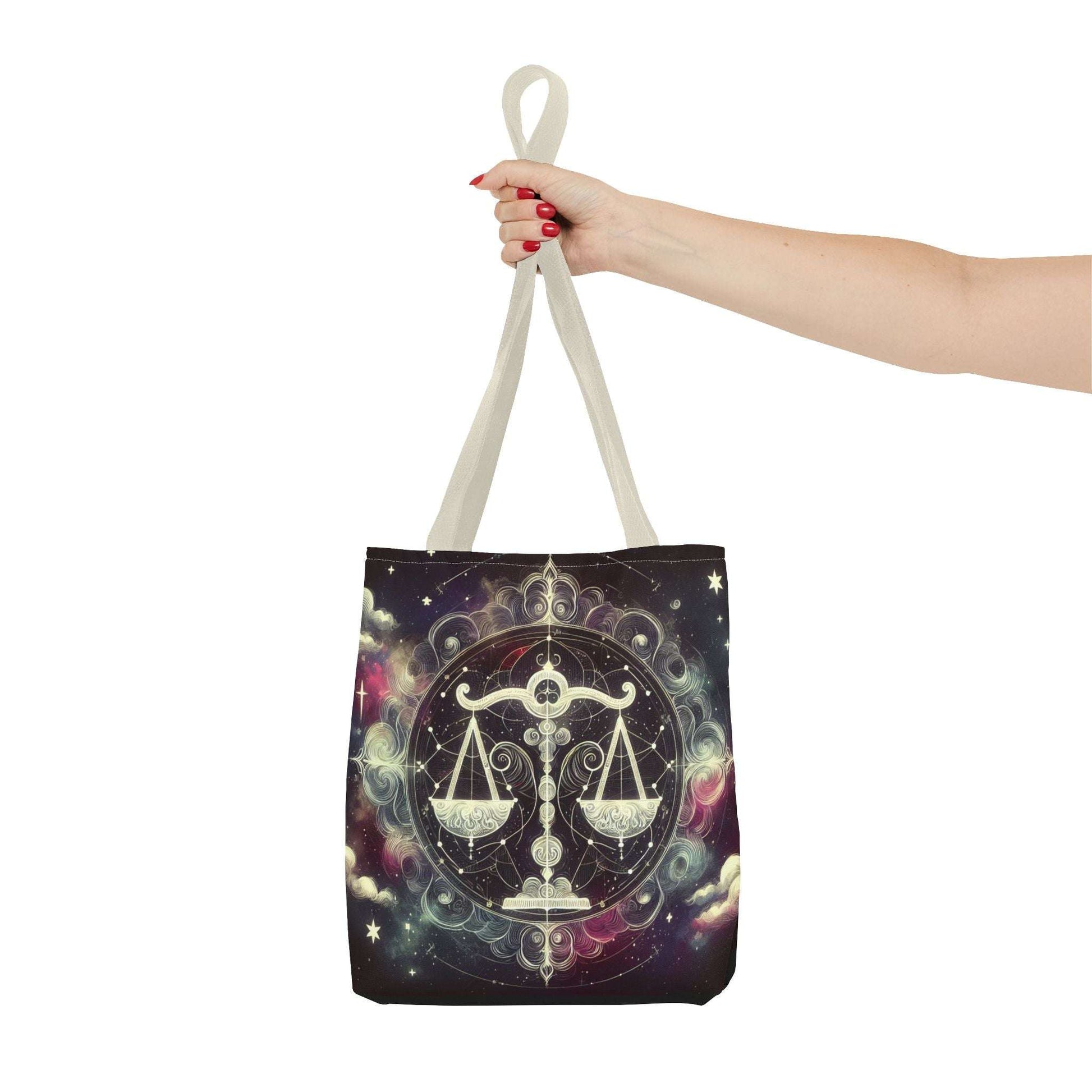 Celestial Libra Tote Bag - Astrology Inspired Sustainable Fashion