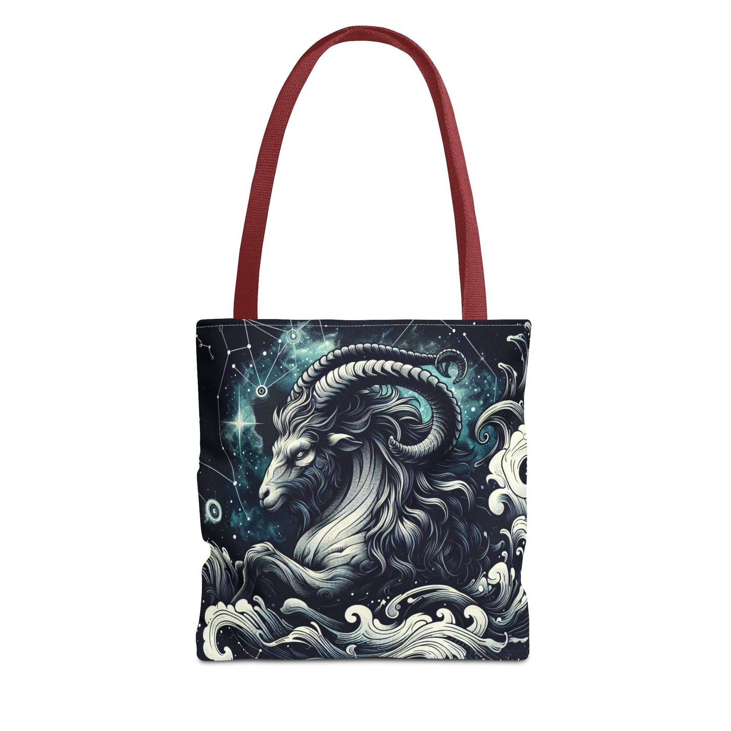 Astrology Capricorn Tote Bag - Celestial Goat Design