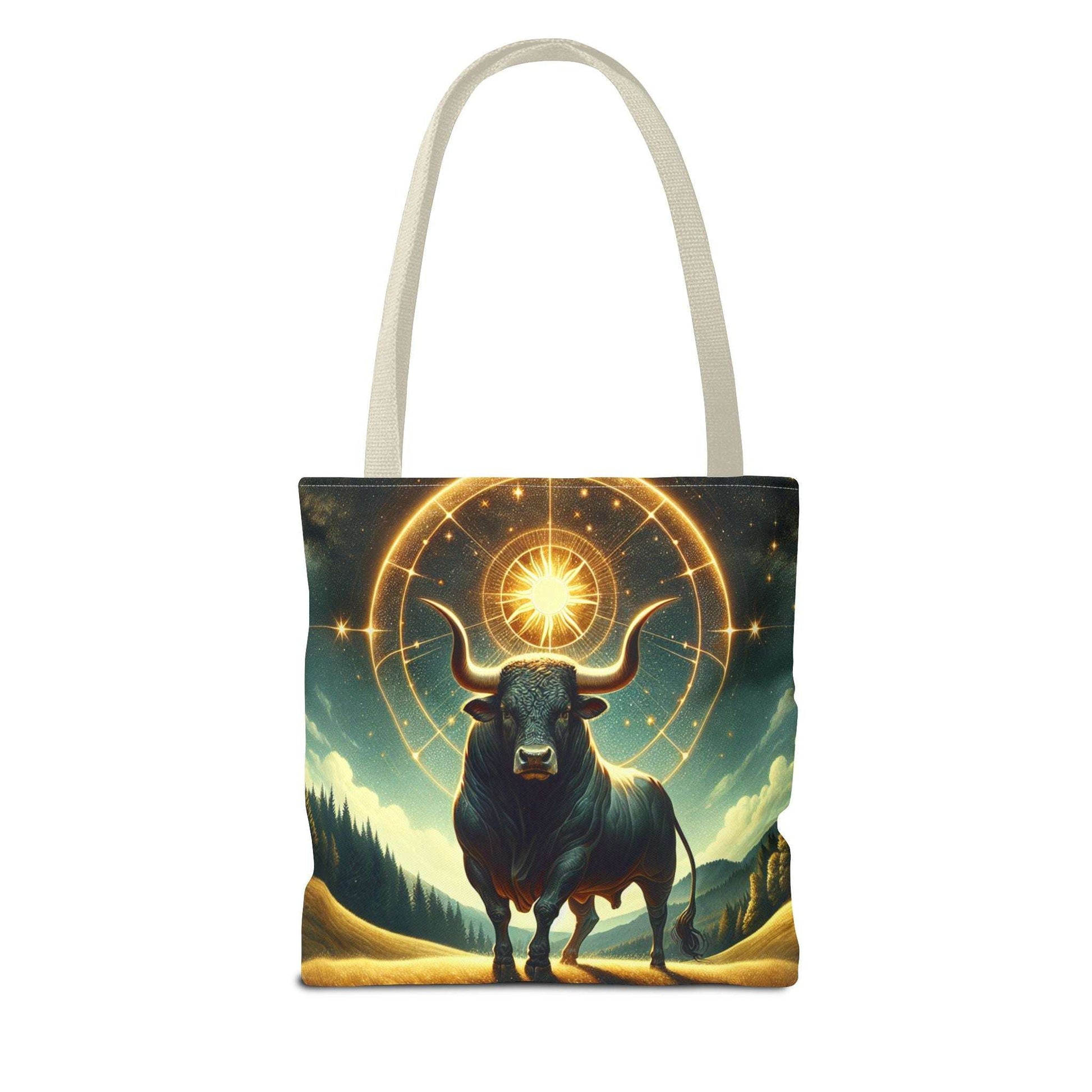 Astrology Taurus Tote Bag - Cosmic Design for Everyday Use