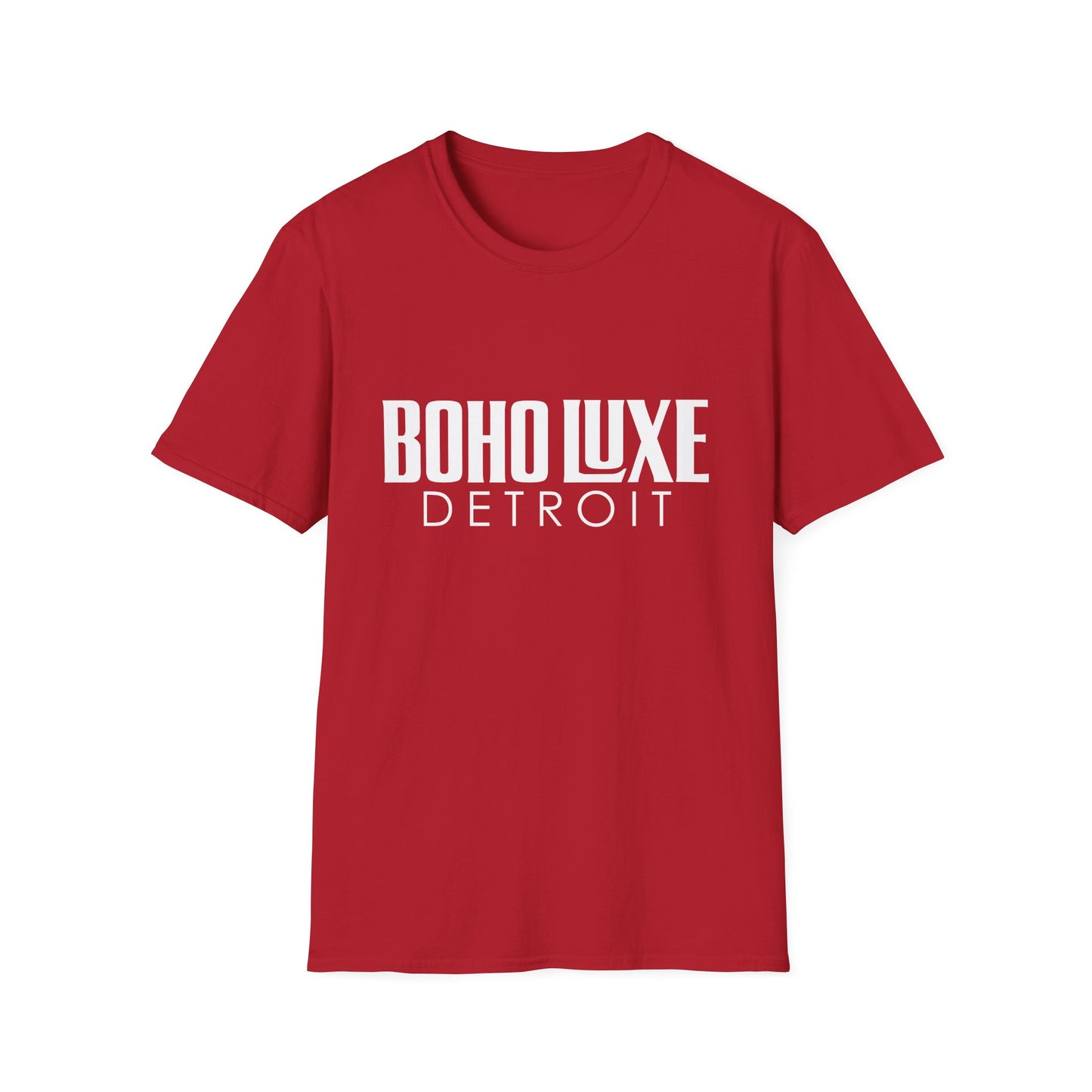 Boho Luxe Detroit Unisex T-Shirt - Trendy Apparel for Urban Explorers, Perfect for Casual Outings, Gift for Friends, Cool Graphic Tee