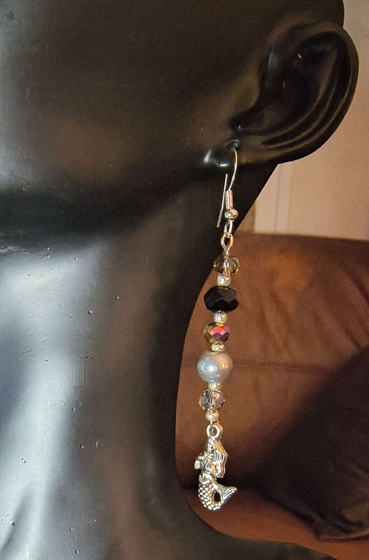 Glass Bead Earrings #0035