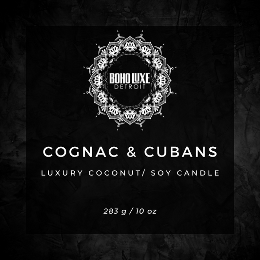 Cognac & Cubans Luxury Candle