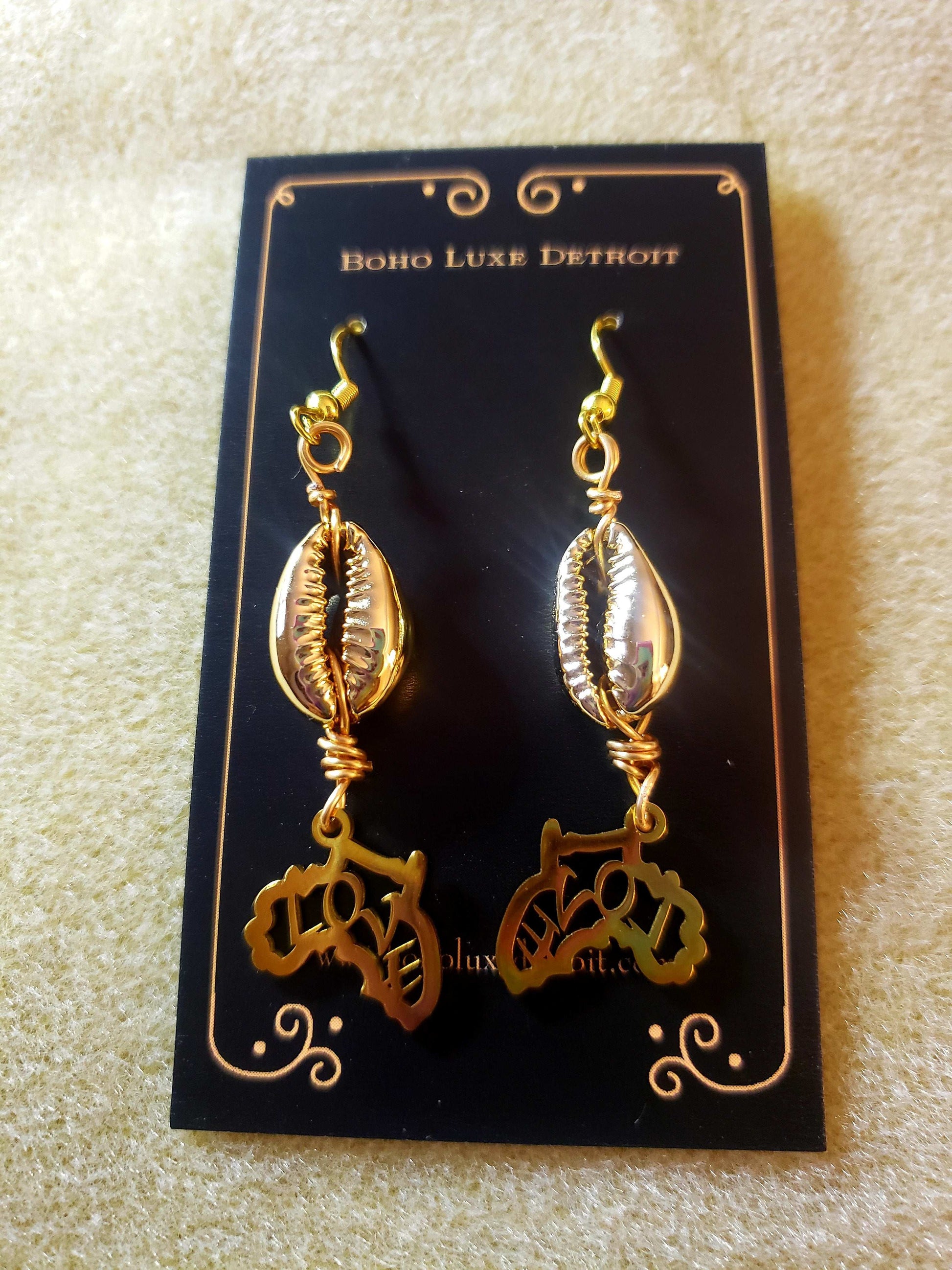 Cowrie Shell Earrings