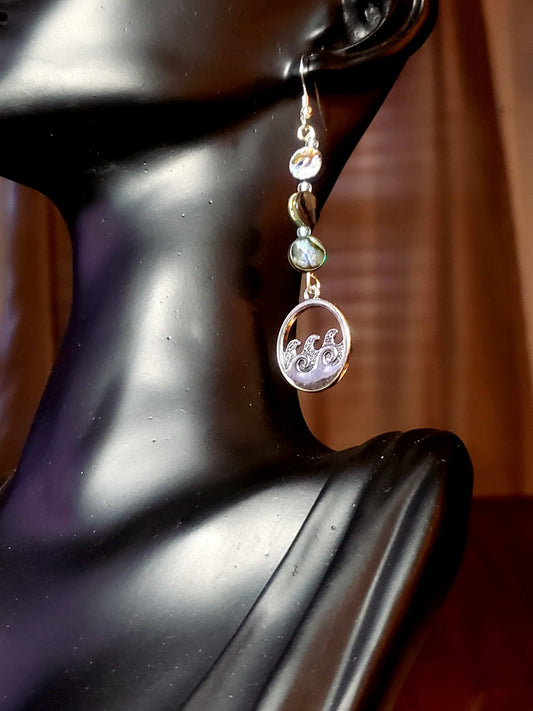 Glass Bead Earrings #0019