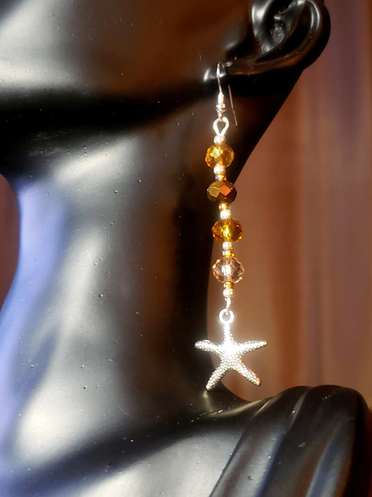 Glass Bead Earrings #0020