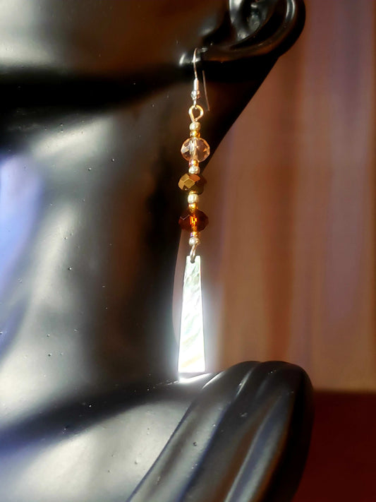 Glass Bead Earrings #0025