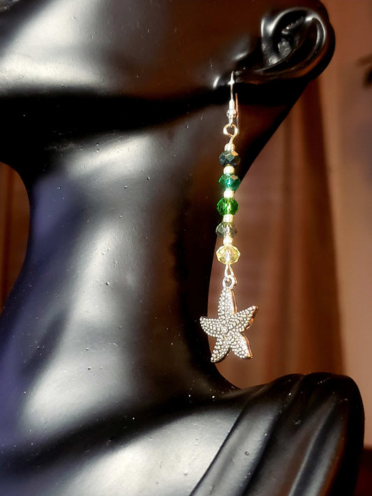 Glass Bead Earrings #0029