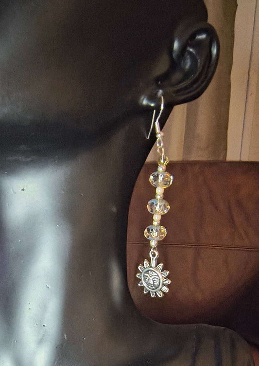 Glass Bead Earrings #0036