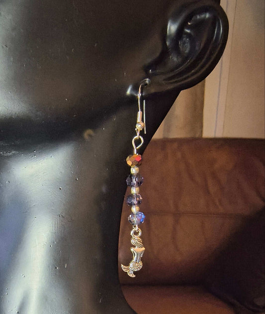Glass Bead Earrings #0037