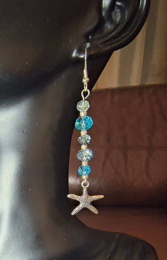 Glass Bead Earrings #0038