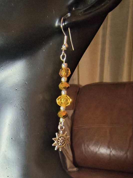 Glass Beads Earrings #0039