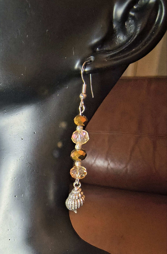 Glass Bead Earrings #0041
