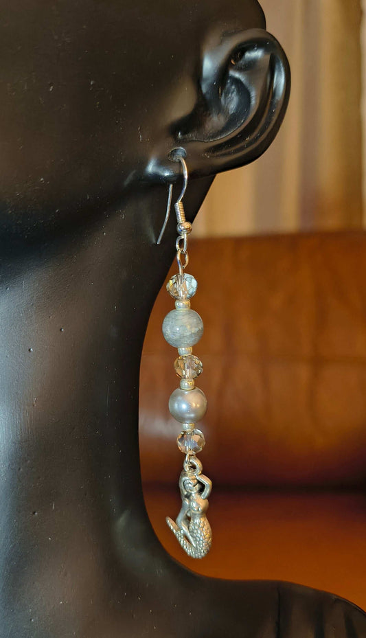 Glass Bead Earrings #0042