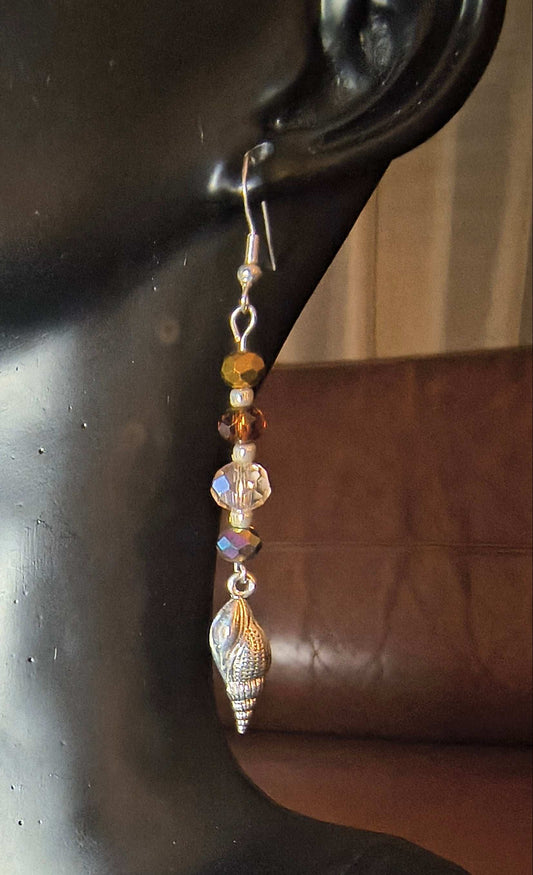 Glass Bead Earrings #0044