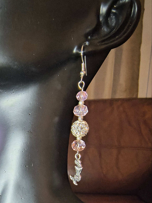 Glass Bead Earrings #0045