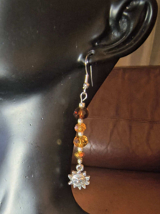 Glass Bead Earrings #0046