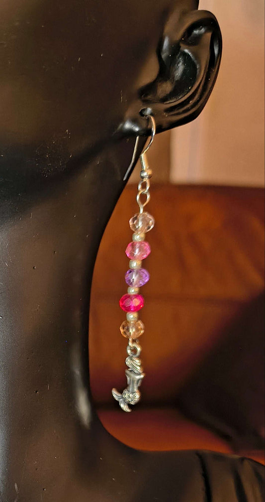 Glass Bead Earrings #0049