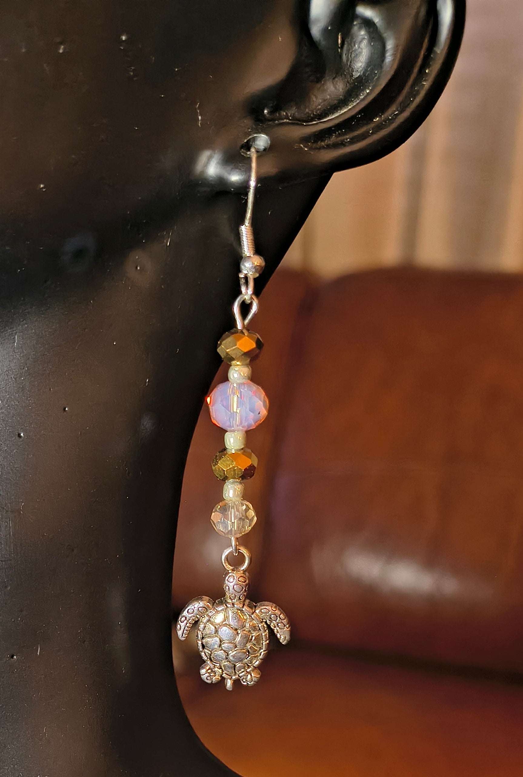 Glass Bead Earrings #0053