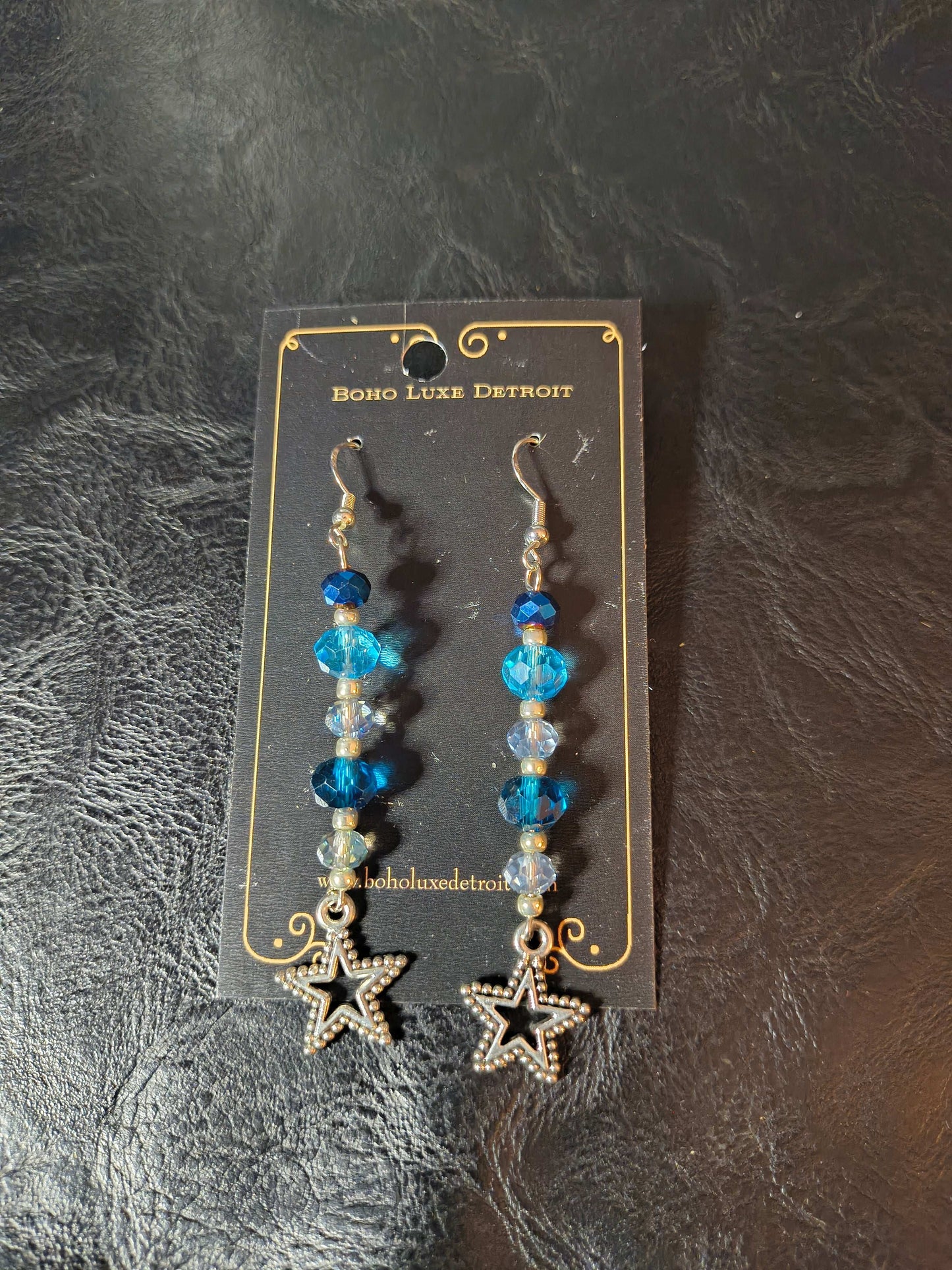 Glass  Bead Earrings #0055A