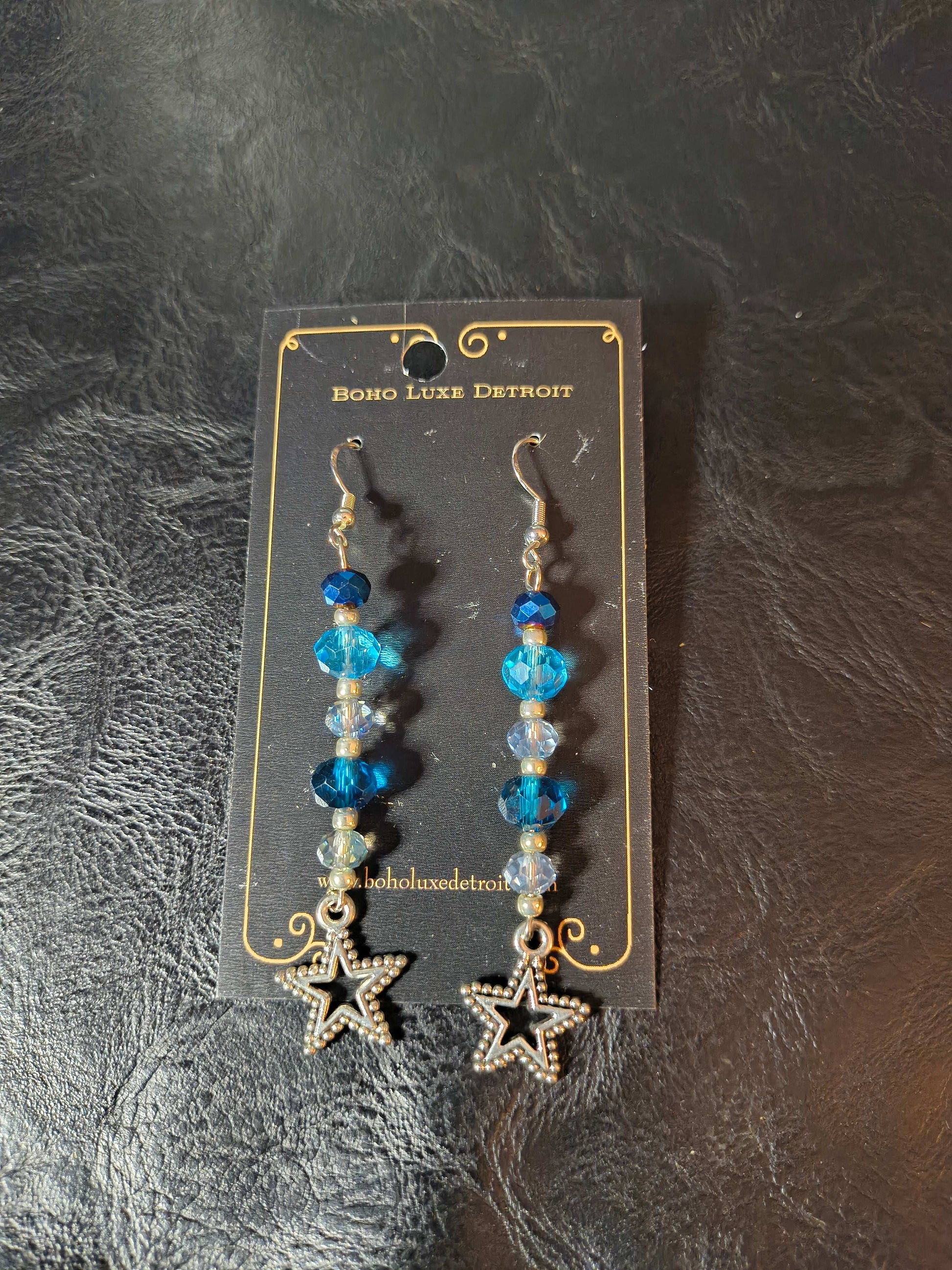 Glass  Bead Earrings #0055A