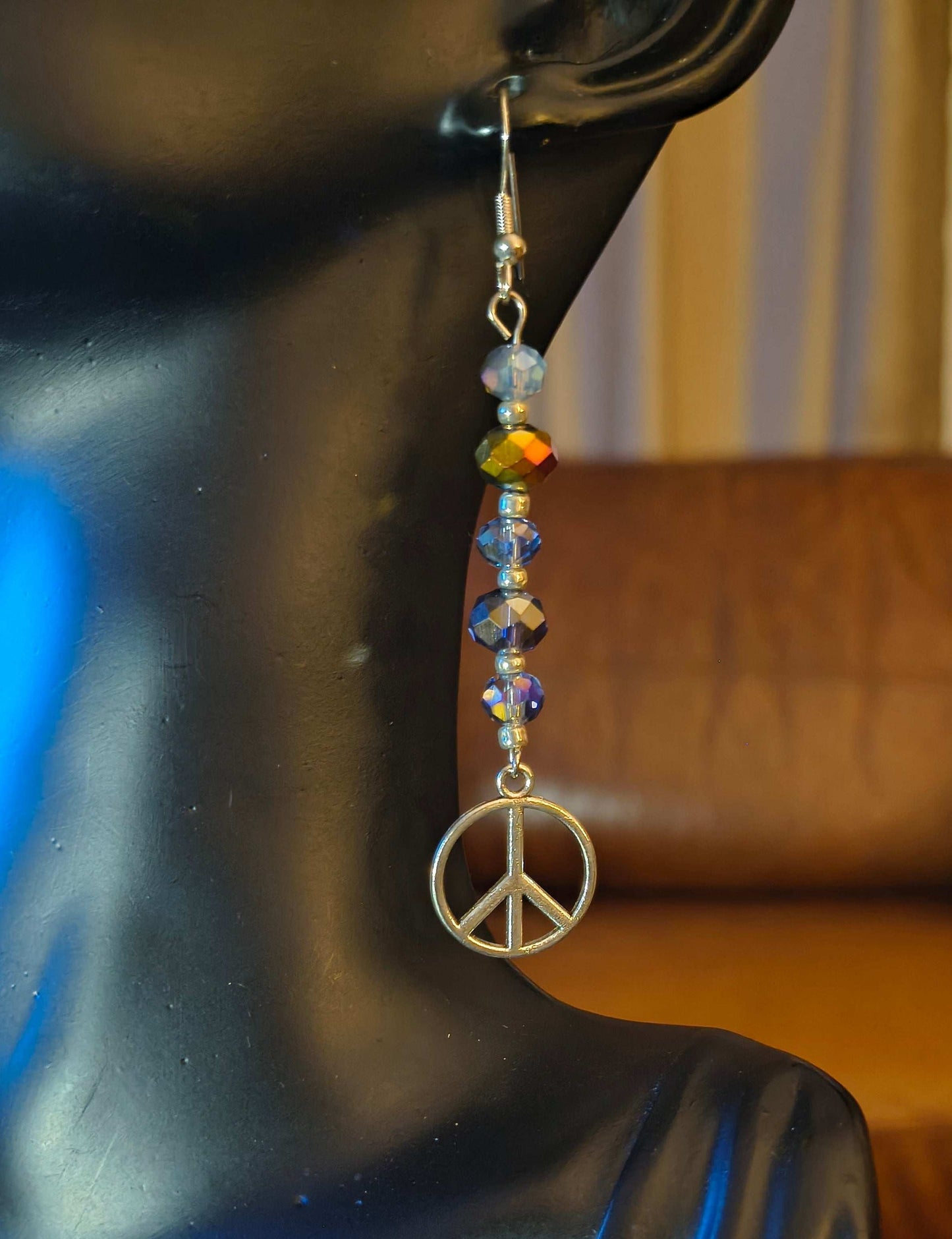 Glass Bead Earrings #0056A