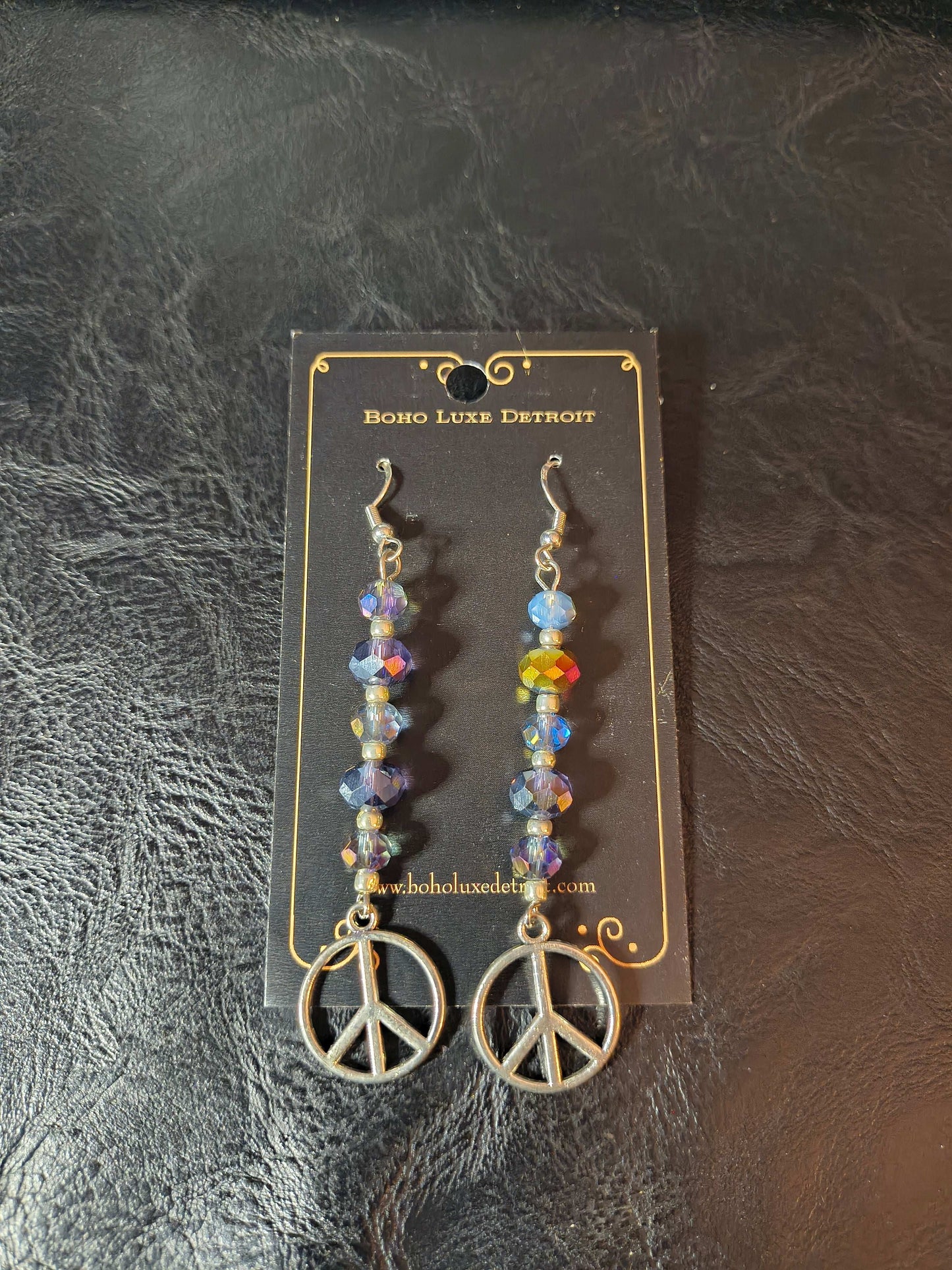 Glass Bead Earrings #0056A