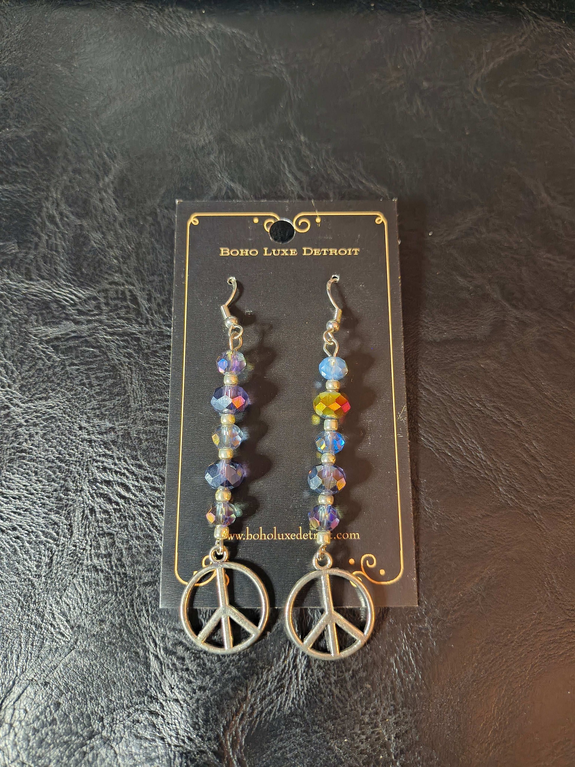 Glass Bead Earrings #0056A