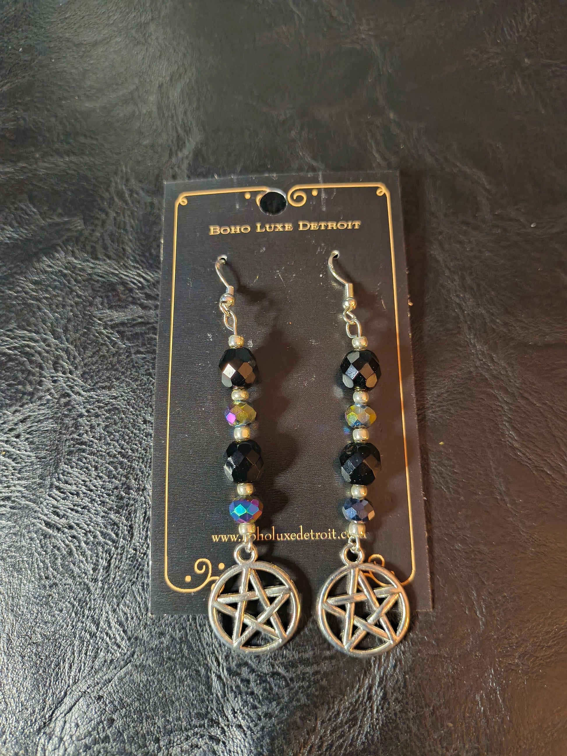 Glass Bead Earrings #0058A