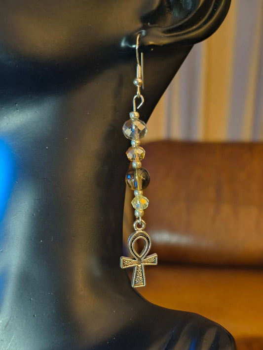 Glass Bead Earrings #0059A