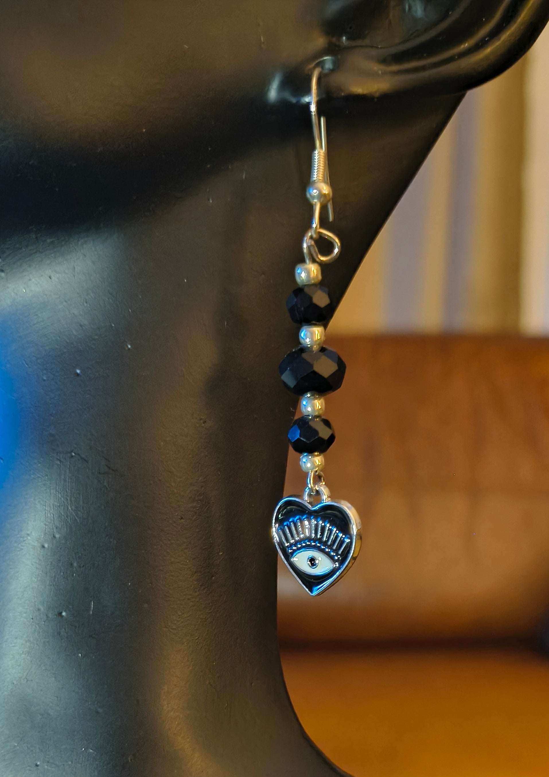 Glass Bead Earrings #0061A