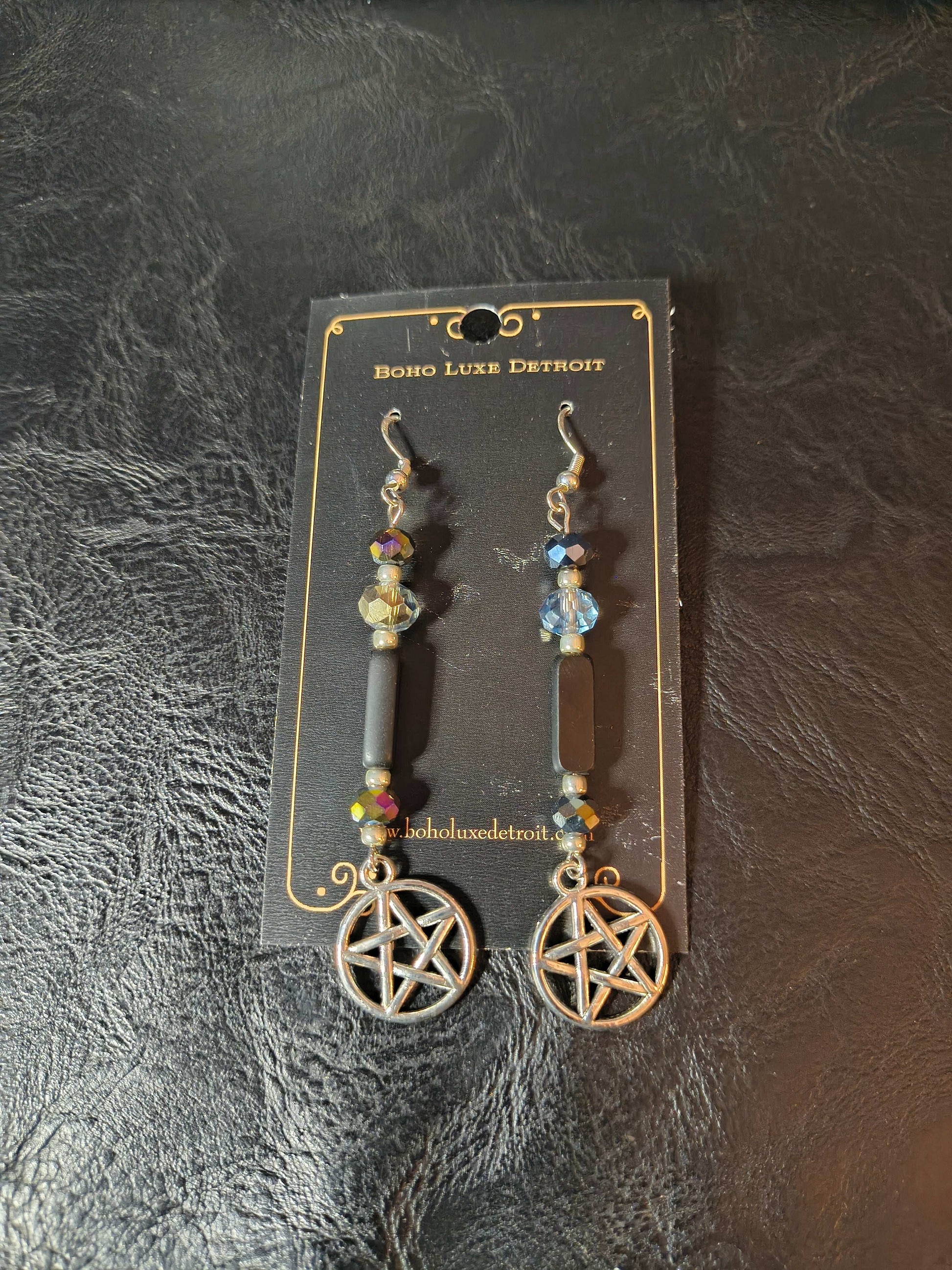 Glass Bead Earrings #0062A