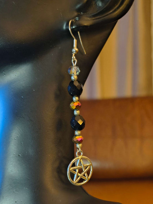 Glass Bead Earrings #0065A