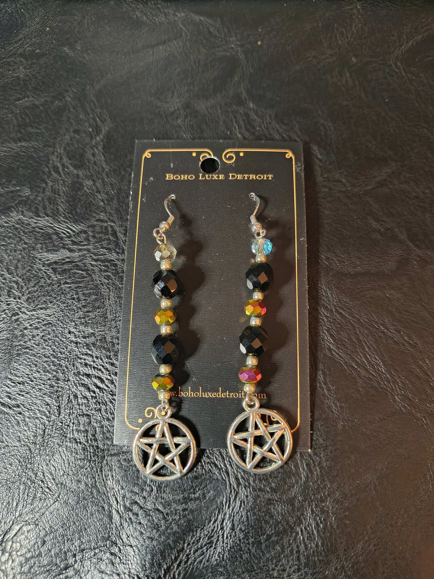 Glass Bead Earrings #0065A