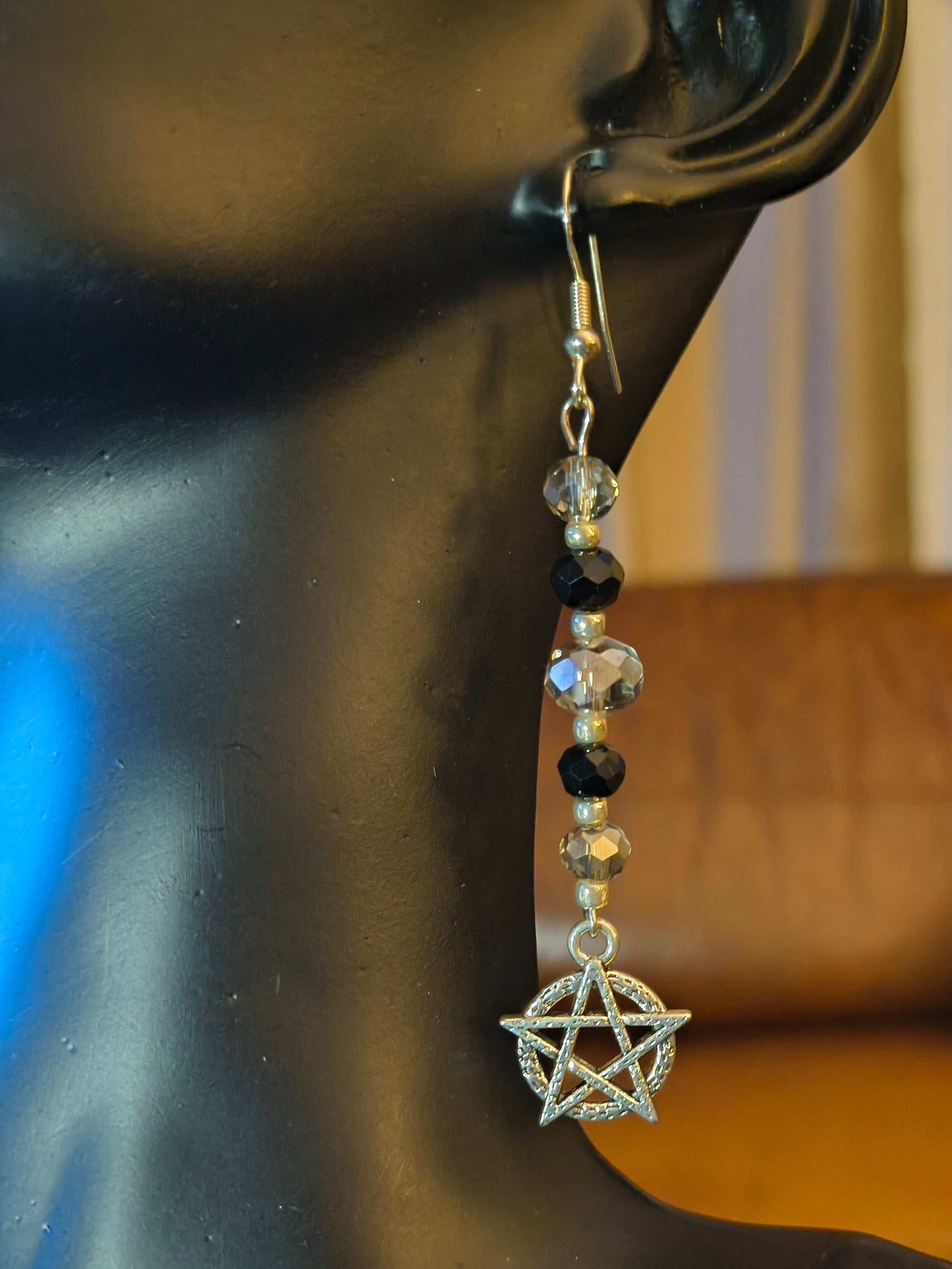 Glass Bead Earrings #0066A