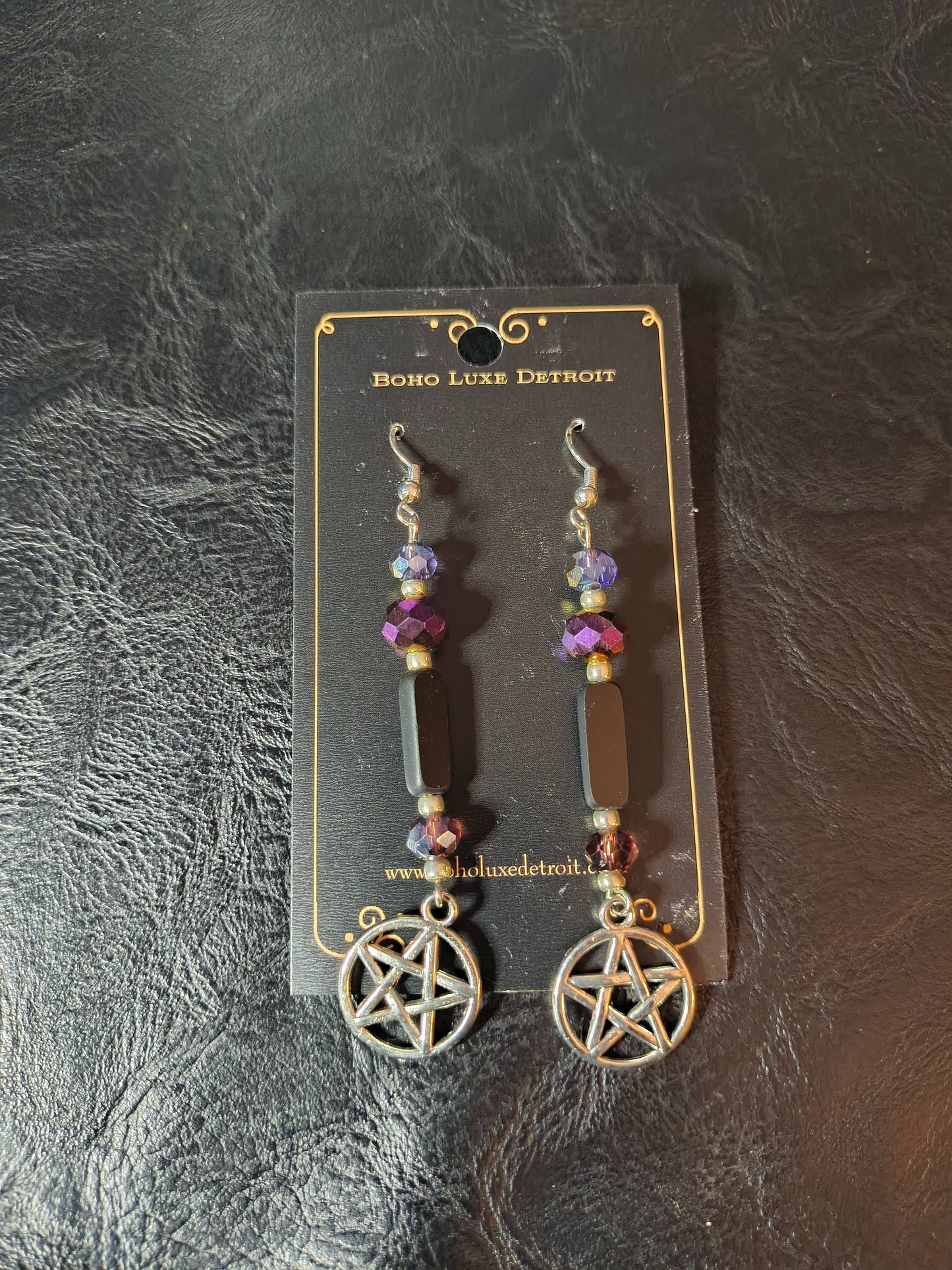 Glass Bead Earrings #0063A