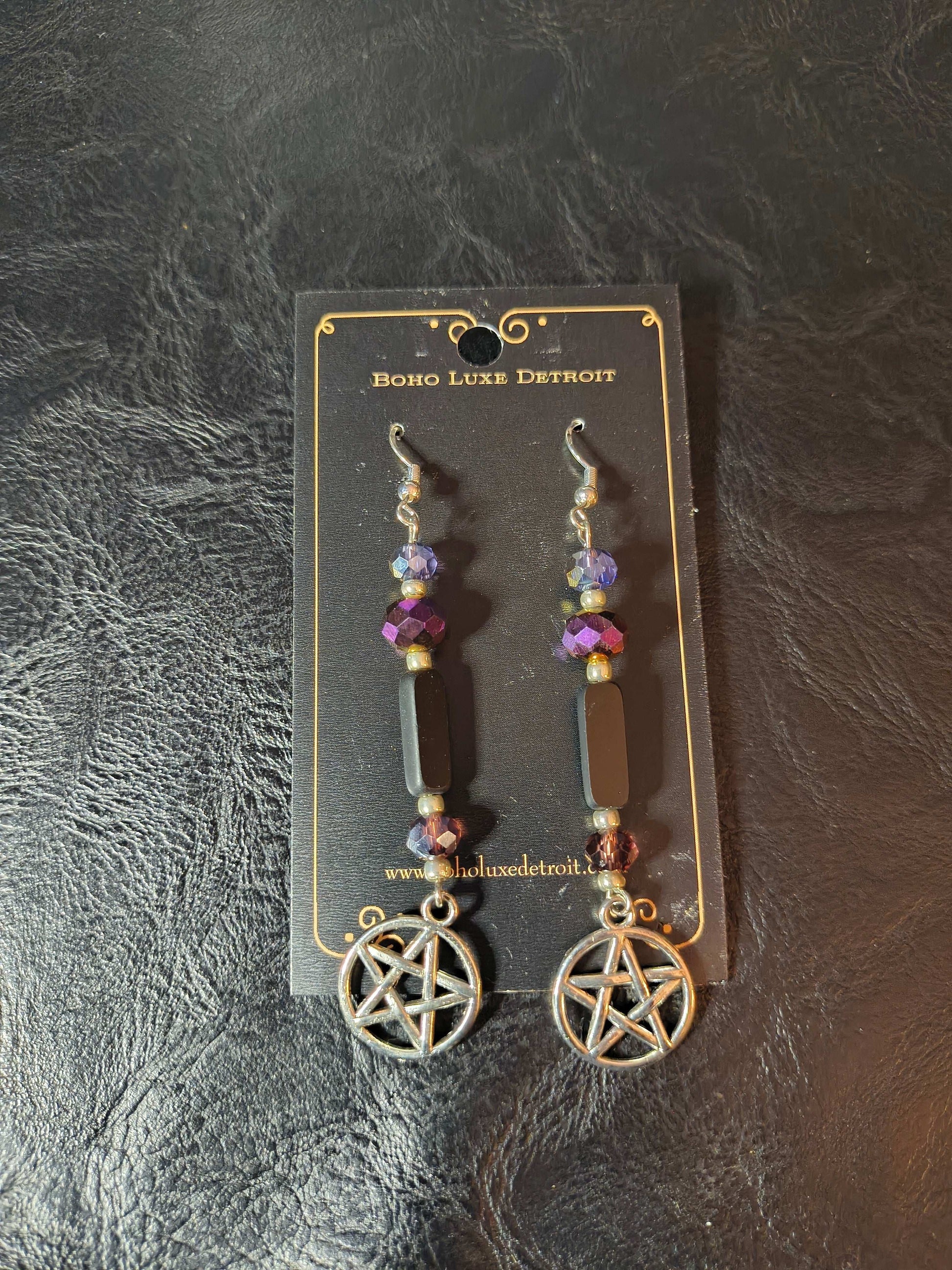 Glass Bead Earrings #0063A